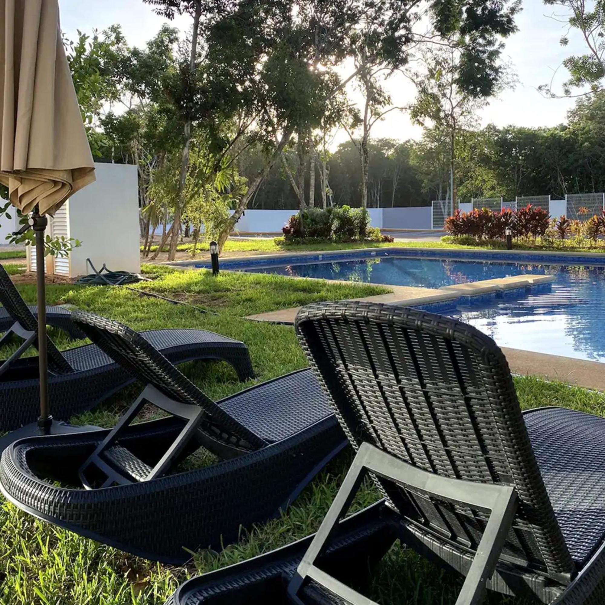 Appartamento Bonito Departamento En Privada Con Alberca Cancún Esterno foto